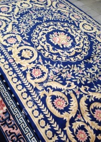 Китайские ковры > Шерсть 90 линий. Артикул: 1228 blue